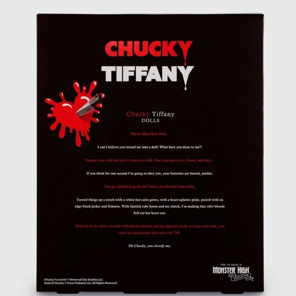 Mattel Monster High Skullector Chucky and Tiffany Doll (2-Pack) In Hands - Picture 5 of 9